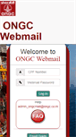 Mobile Screenshot of mail.ongc.co.in